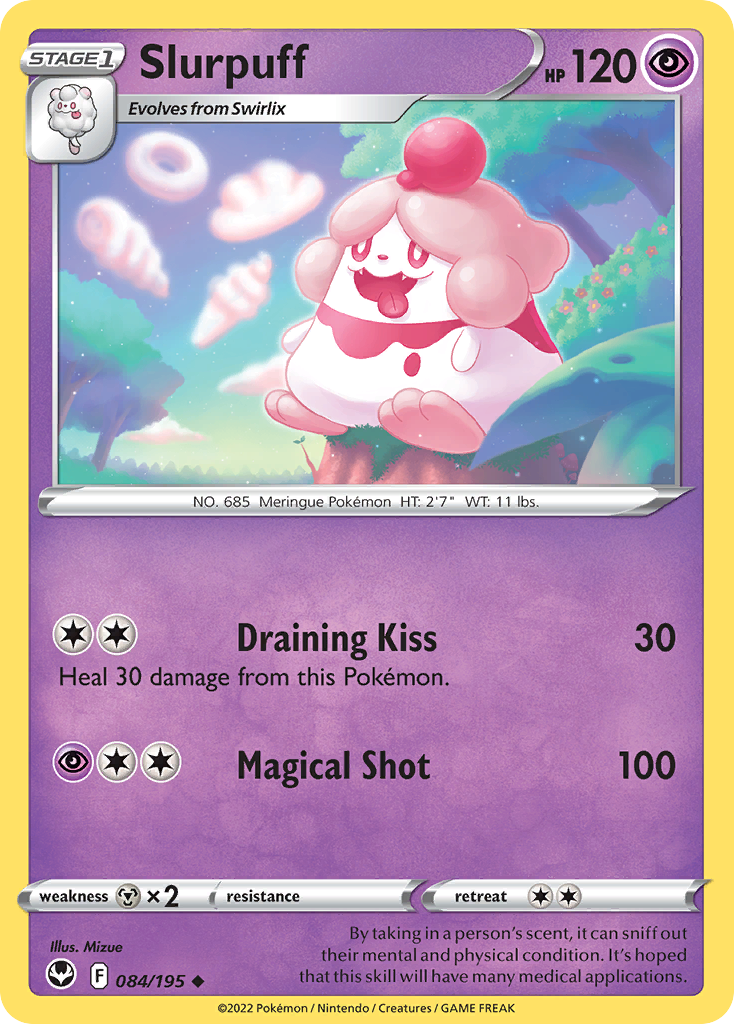 Slurpuff - 084/195 - Reverse Holofoil