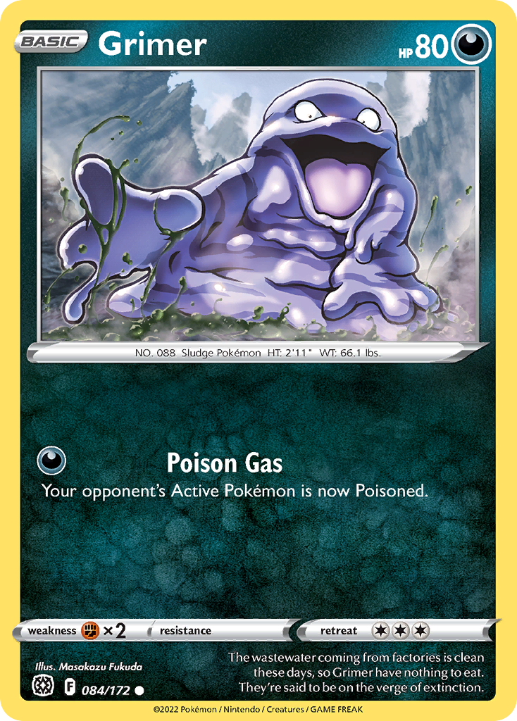 Grimer - 084/172 - Reverse Holofoil