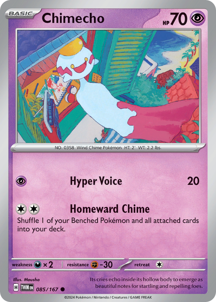 Chimecho  - 085/167 - Reverse Holofoil