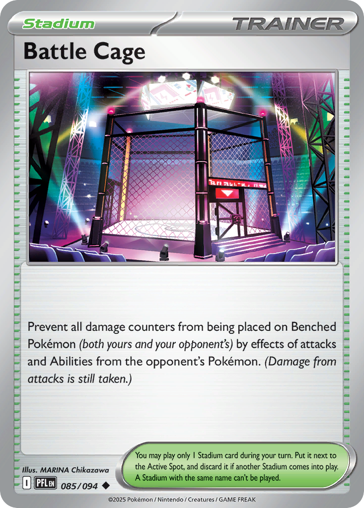 Battle Cage  - 085/094 - Reverse Holofoil