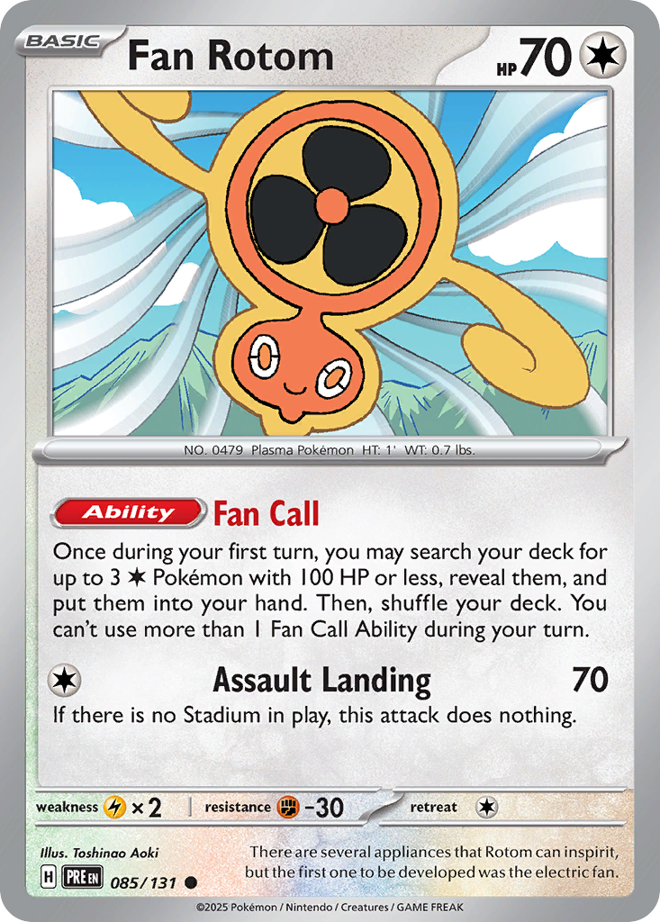 Fan Rotom (Master Ball Pattern) - 085/131