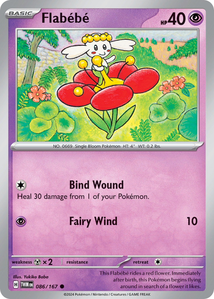 Flabebe - 086/167 - Reverse Holofoil