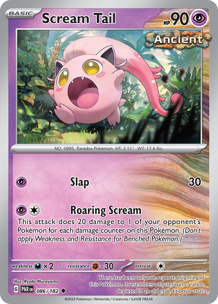 Scream Tail - 086/182 - Reverse Holofoil