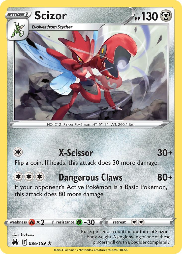 Scizor - 086/159 - Reverse Holofoil