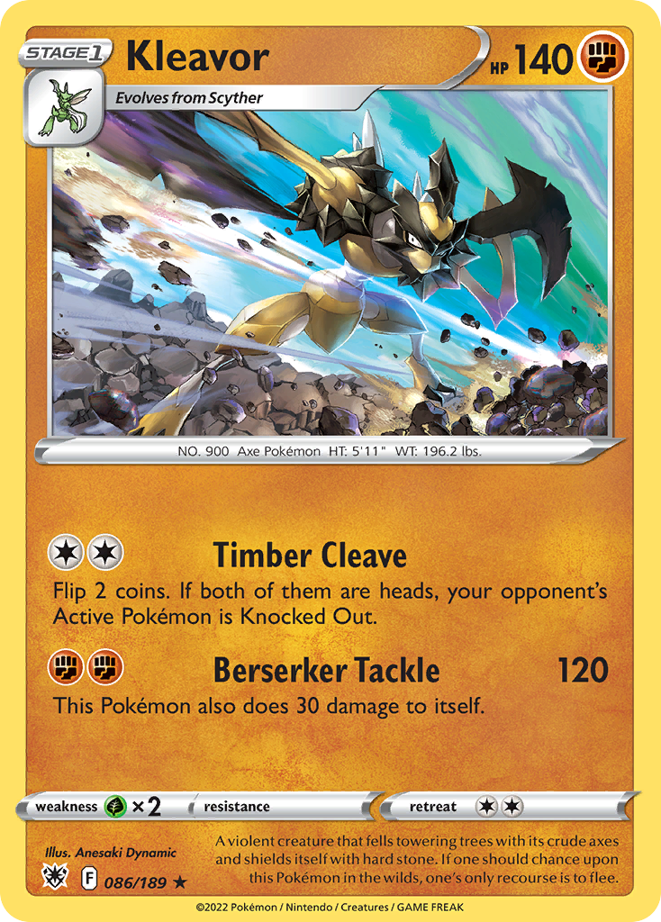 Kleavor (86) - 086/189 - Reverse Holofoil