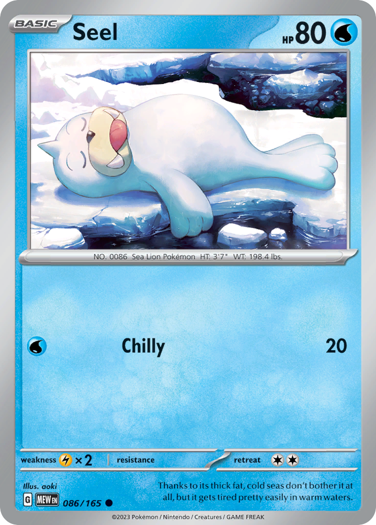 Seel - 086/165 - Reverse Holofoil