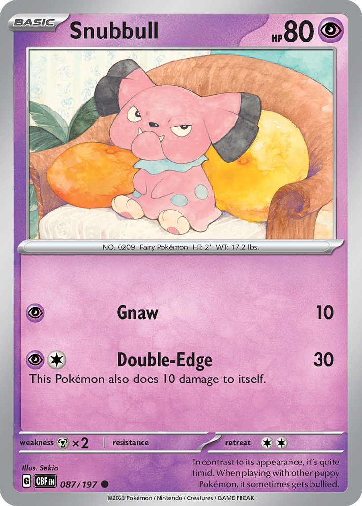 Snubbull - 087/197 - Reverse Holofoil