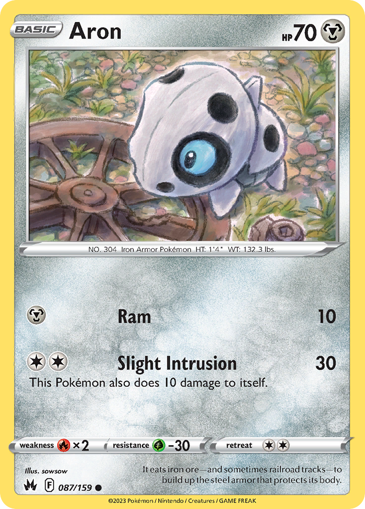 Aron - 087/159 - Reverse Holofoil