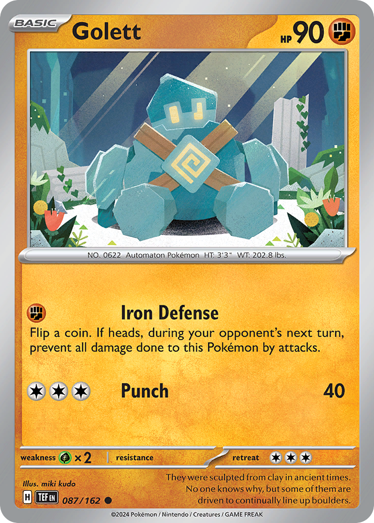 Golett - 087/162 - Reverse Holofoil