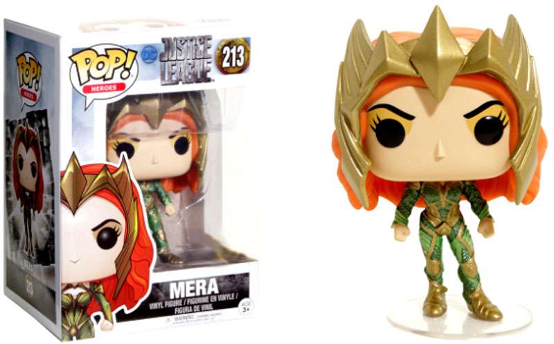 Pop Justice League Movie Mera Vinyl Fig