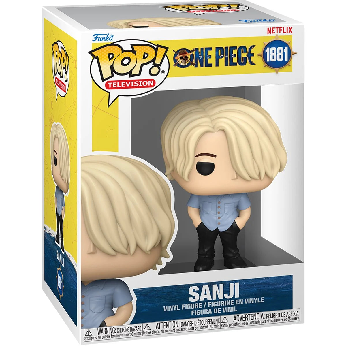 Pop Animation One Piece Live Action Sanji Figure