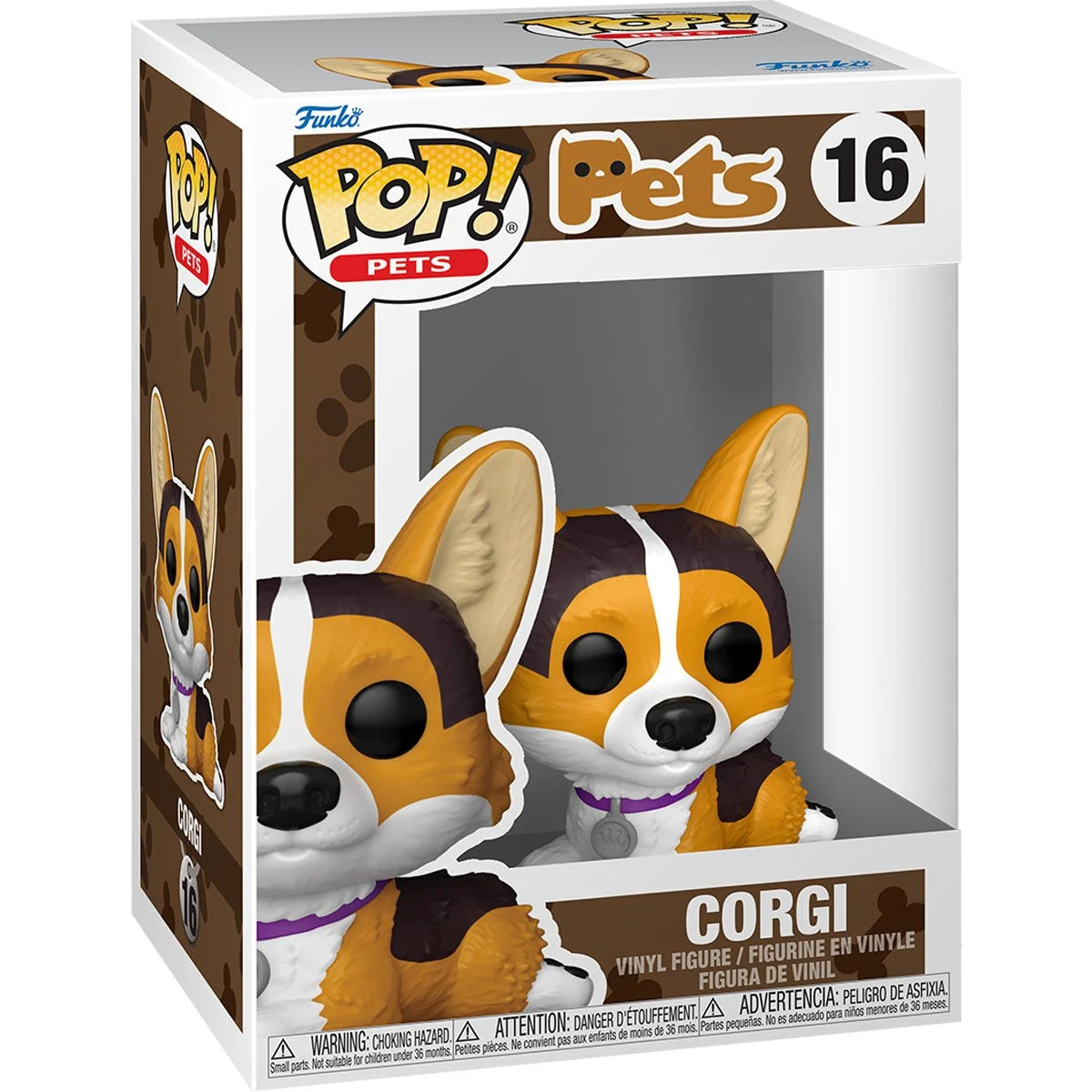 Pop Pets Corgi  Figure