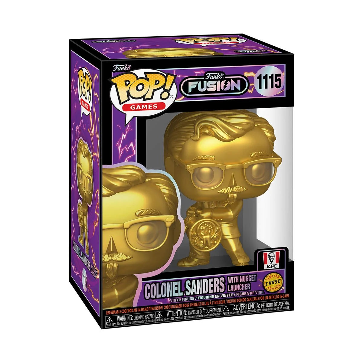 Pop Games Fusion Colonel Sanders with Nugget Launcher Figure