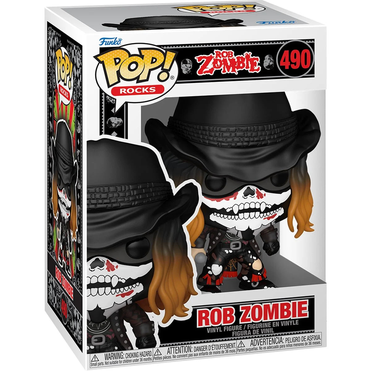Pop Music Rob Zombie with Bandana Figure