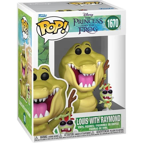 Pop Animation Princess and the Frog Louis with Raymond Figure