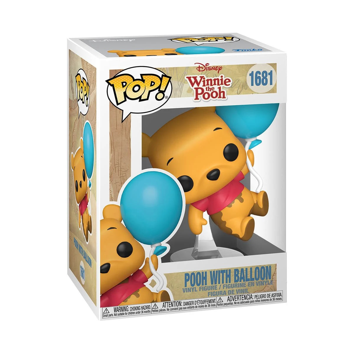 Pop Animation Winnie the Pooh with Balloon Figure