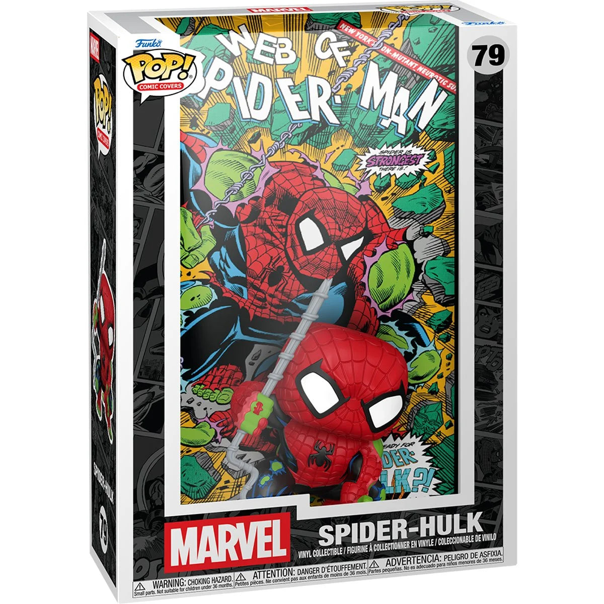Pop Cover Marvel Web of Spider-Man #70 Spider-Hulk Figure