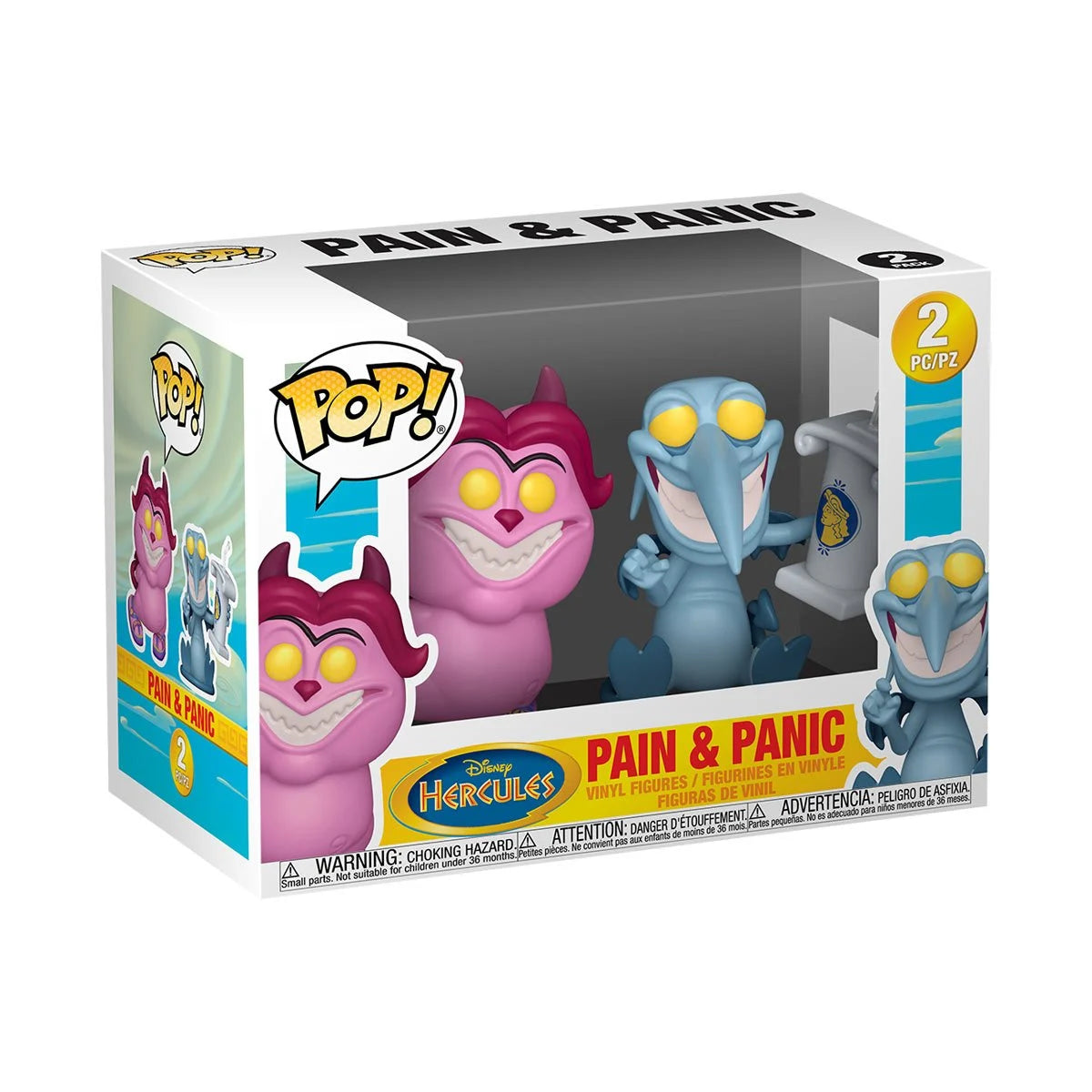 Pop Animation Hercules Panic & Pain Figure