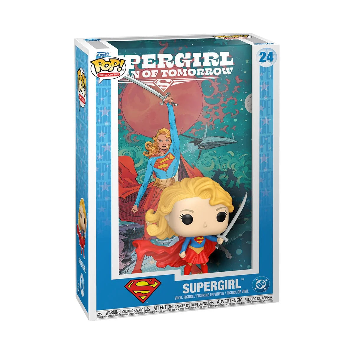 Pop Cover DC Comics Supergirl Figure