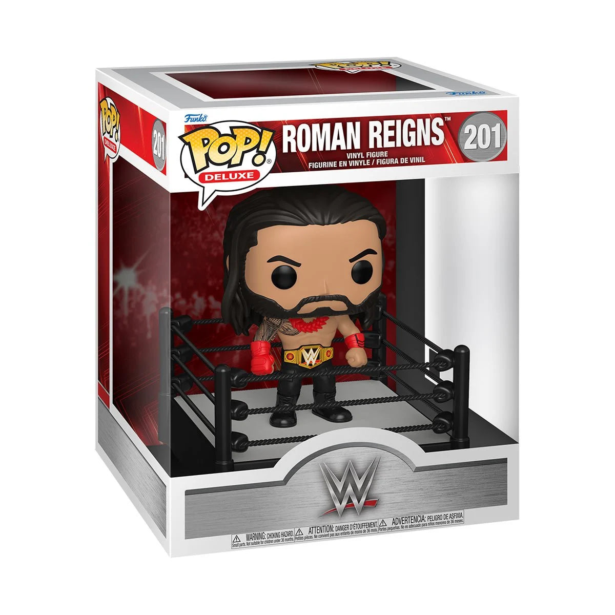 Pop Sports WWE Roman Reigns in Ring Deluxe Figure