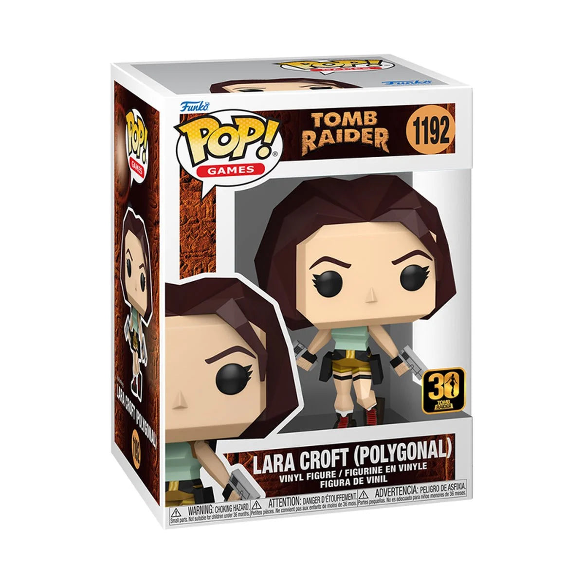 Pop Games Tomb Raider Lara Croft (Polygonal) Figure