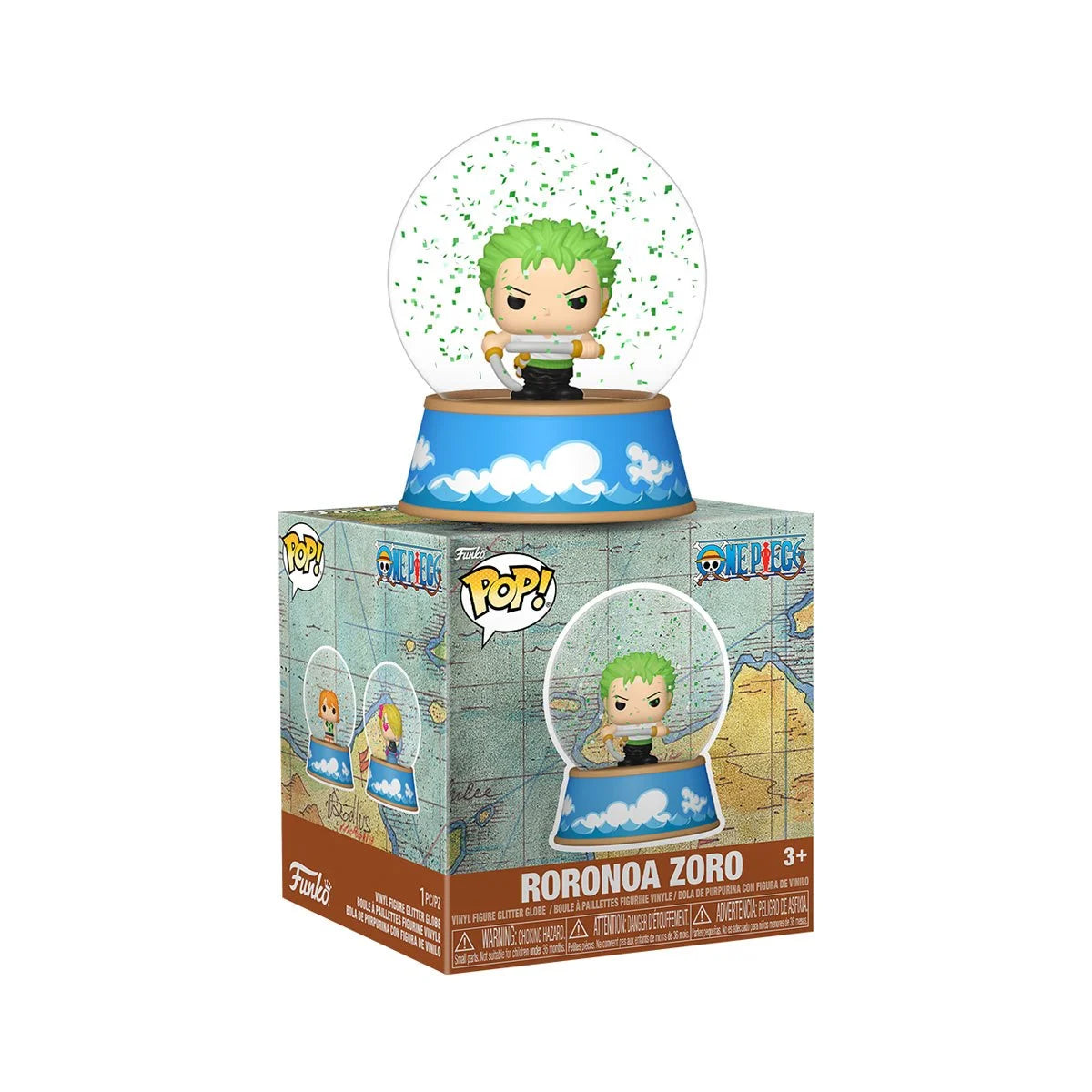 One Piece Mini Glitter Globe Roronoa Zoro