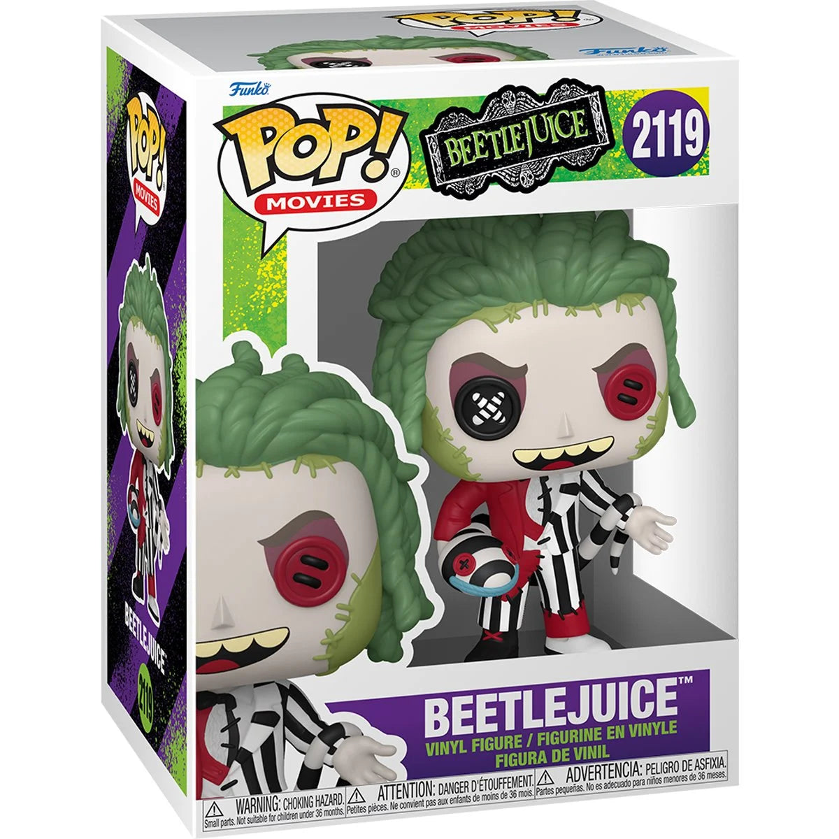 Pop Movies Beetlejuice Patchwork Figure