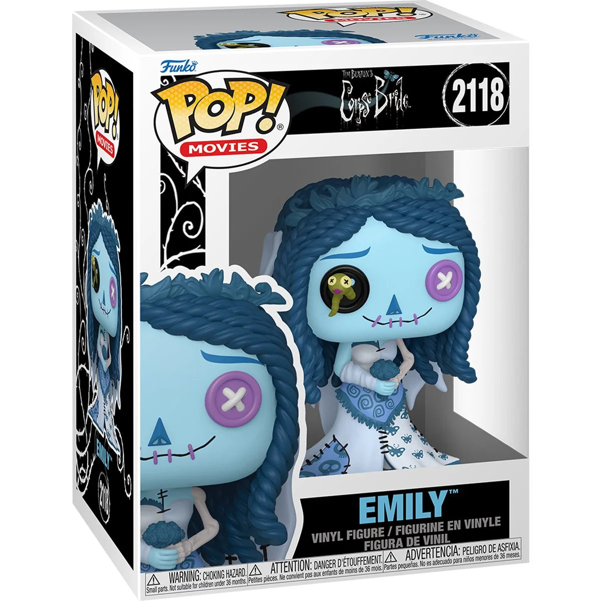 Pop Movies Corpse Bride Emily Patchwork Figure