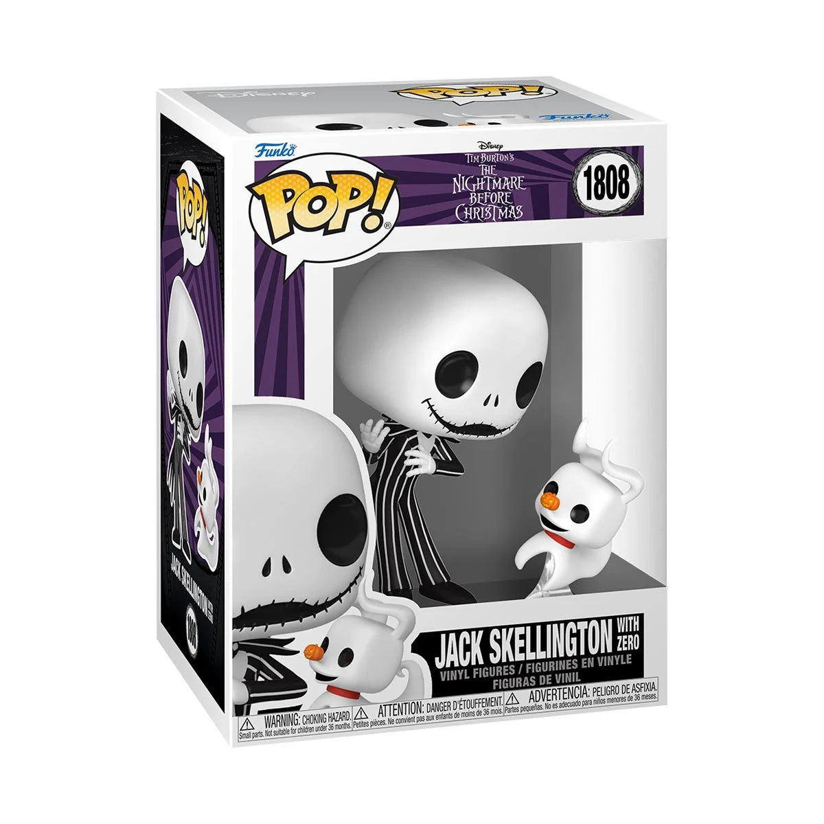 Pop Disney The Nightmare Before Christmas Jack Skellington with Zero Figure