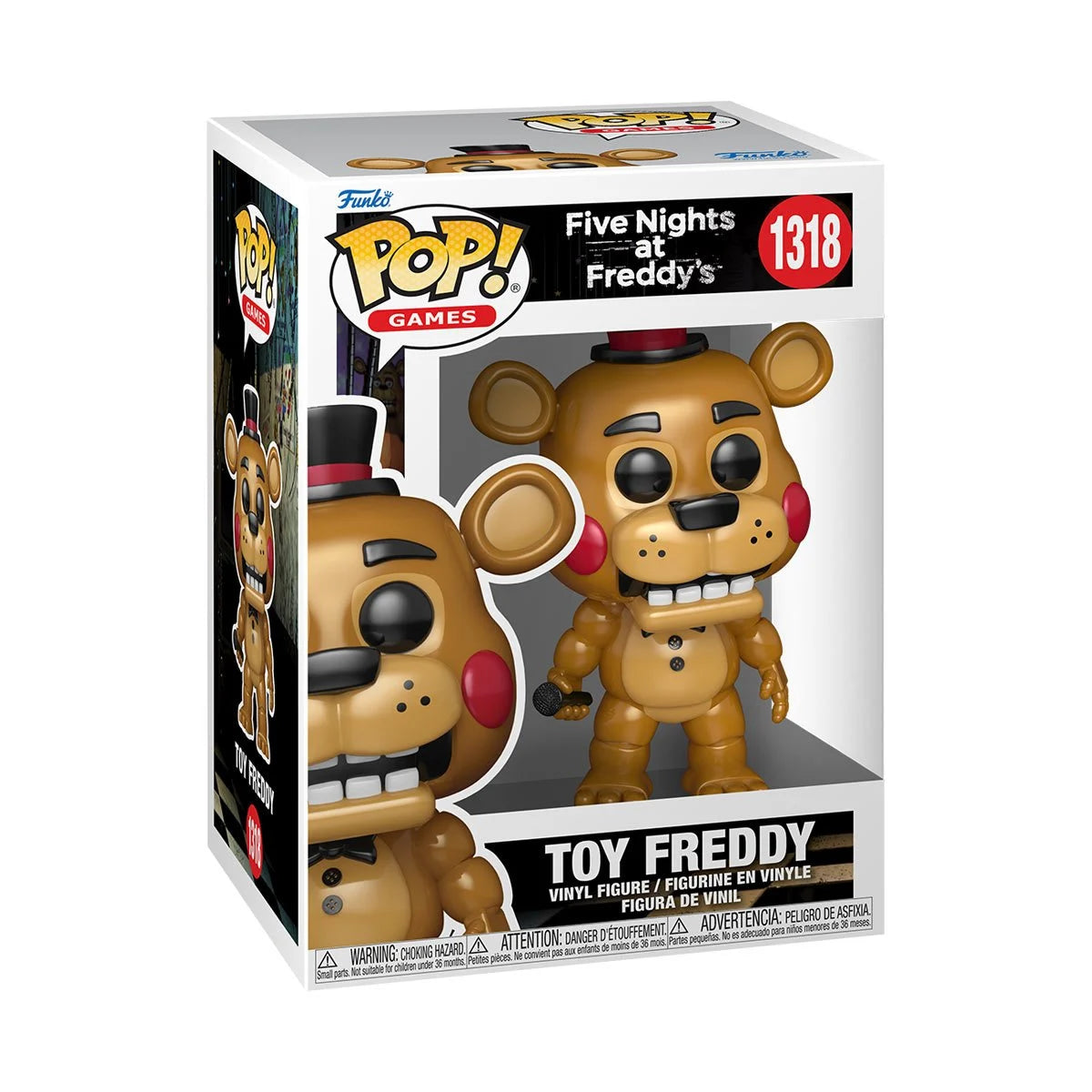 Pop Games Five Nights at Freddy's Toy Freddy Figure