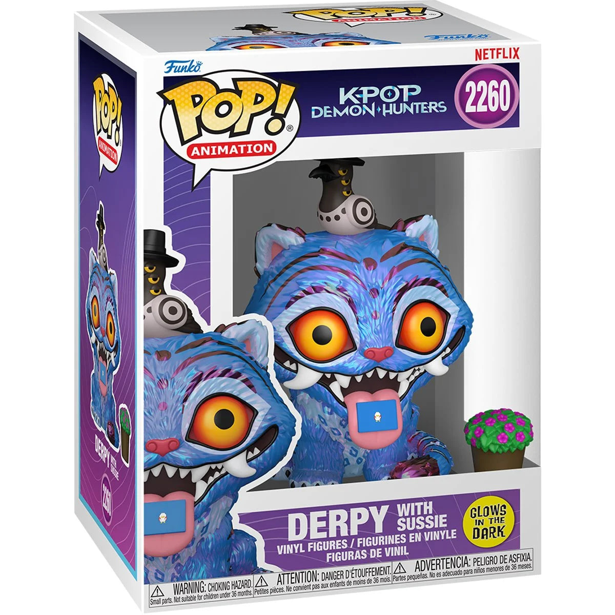 Pop Animation KPop Demon Hunters Derpy with Sussie Glow-in-the-Dark Figure