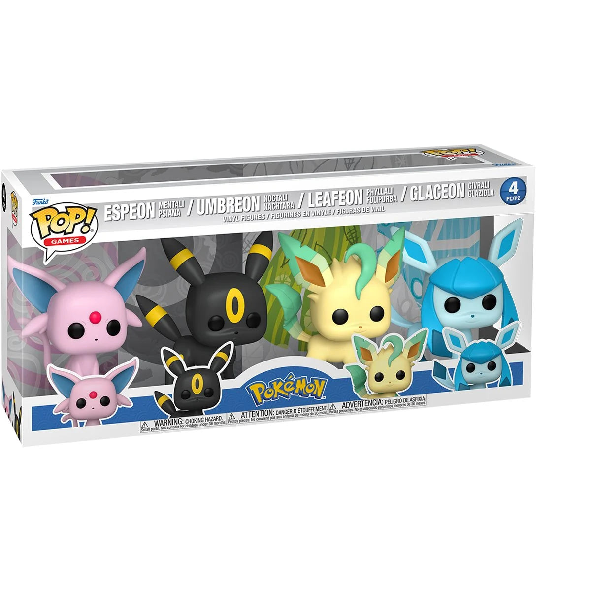 Pop Pokemon Eevee Evolutions 4-Pack Figure