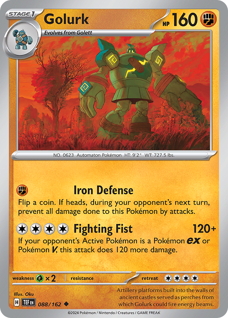 Golurk - 088/162 - Reverse Holofoil