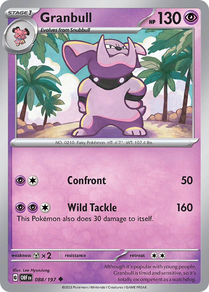 Granbull - 088/197 - Reverse Holofoil