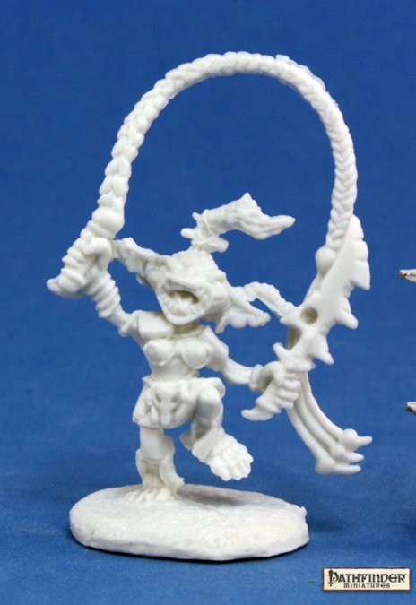 Reaper Bones Miniatures - Pathfinder Goblin Warchanter