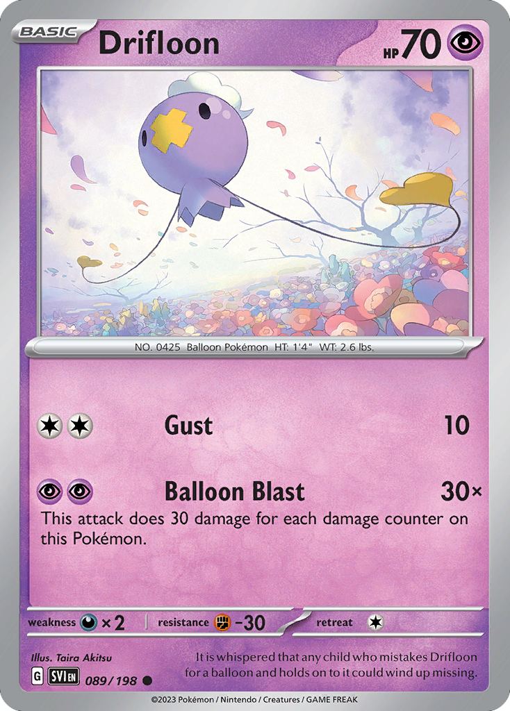 Drifloon - 089/198 - Reverse Holofoil