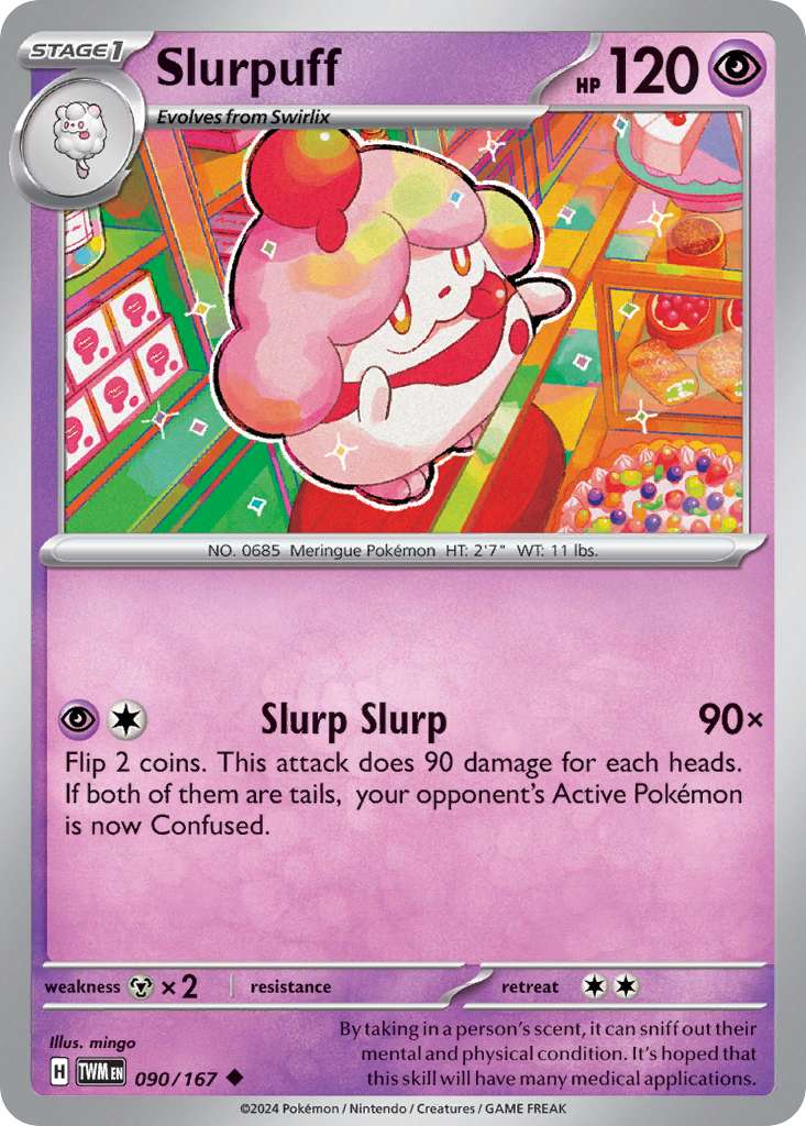 Slurpuff - 090/167 - Reverse Holofoil