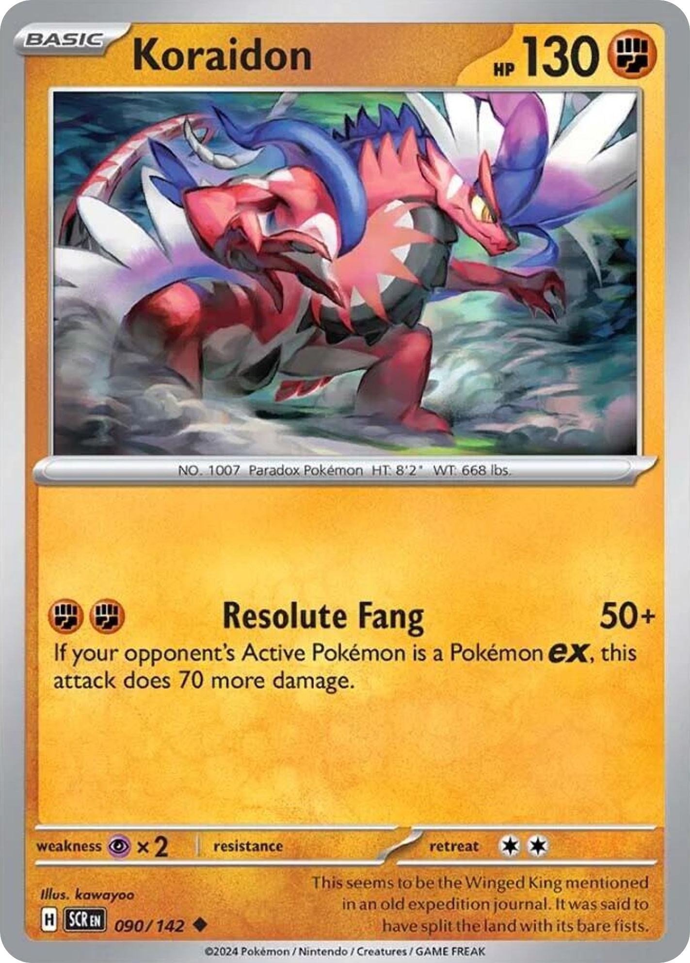 Koraidon - 090/142 - Reverse Holofoil