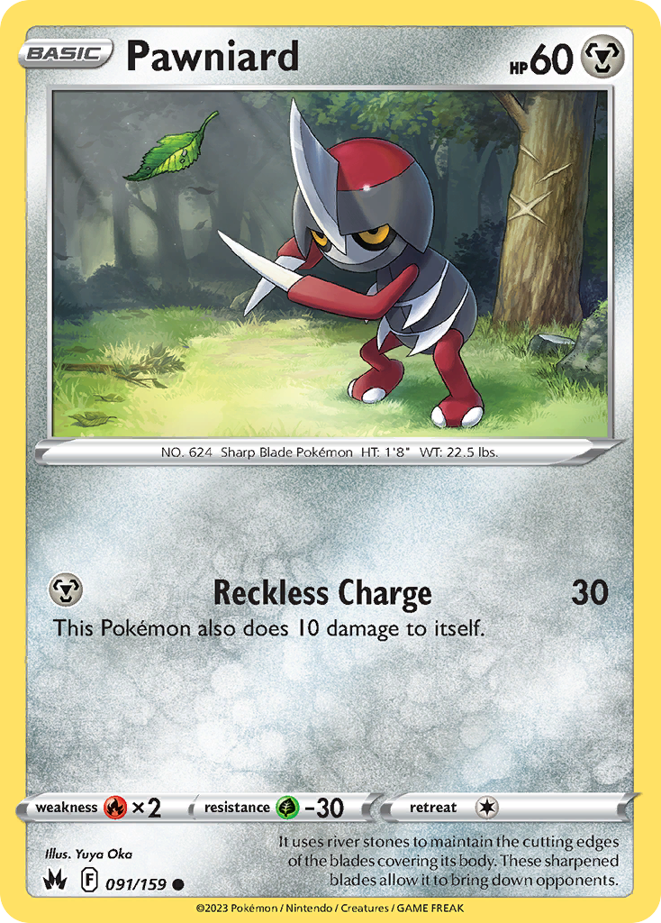 Pawniard (91) - 091/159 - Reverse Holofoil