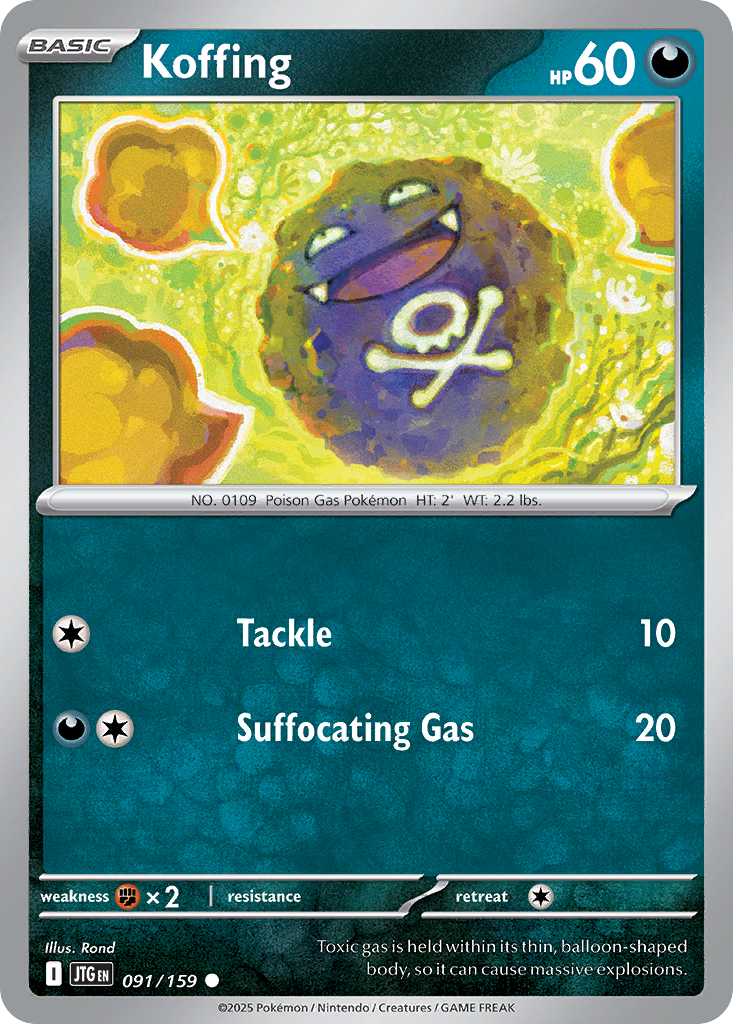 Koffing - 091/159 - Reverse Holofoil
