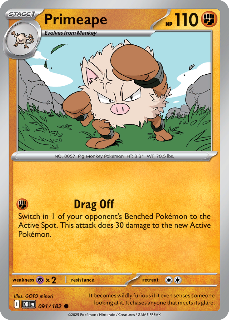 Primeape - 091/182