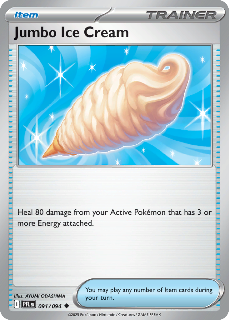 Jumbo Ice Cream - 091/094 - Reverse Holofoil