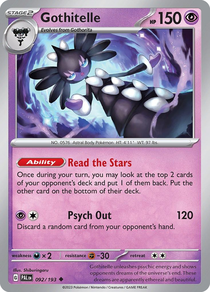 Gothitelle - 092/193 - Reverse Holofoil