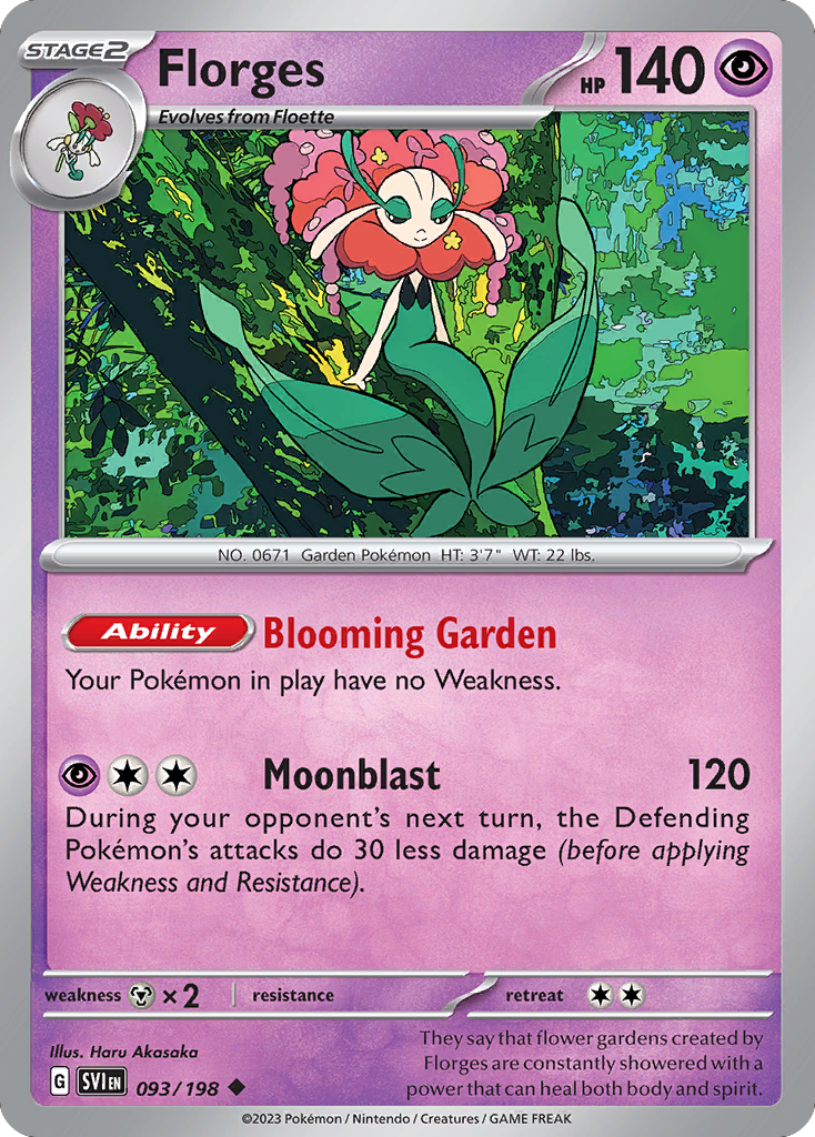 Florges - 093/198 - Reverse Holofoil