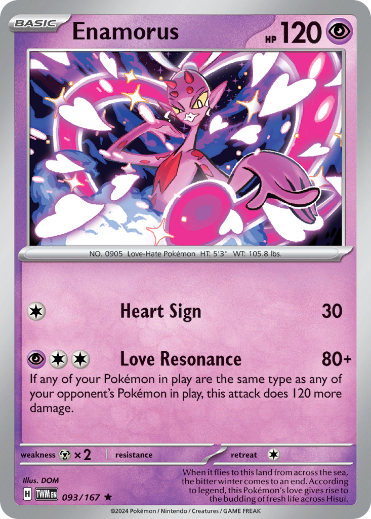 Enamorus  - 093/167 - Reverse Holofoil