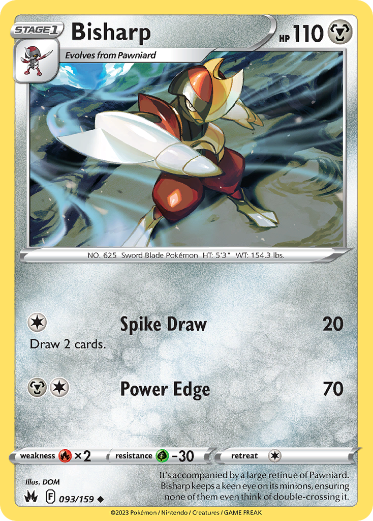 Bisharp - 093/159 - Reverse Holofoil