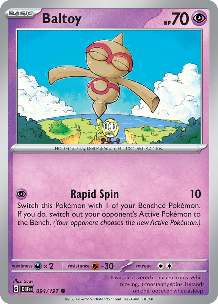 Baltoy - 094/197 - Reverse Holofoil
