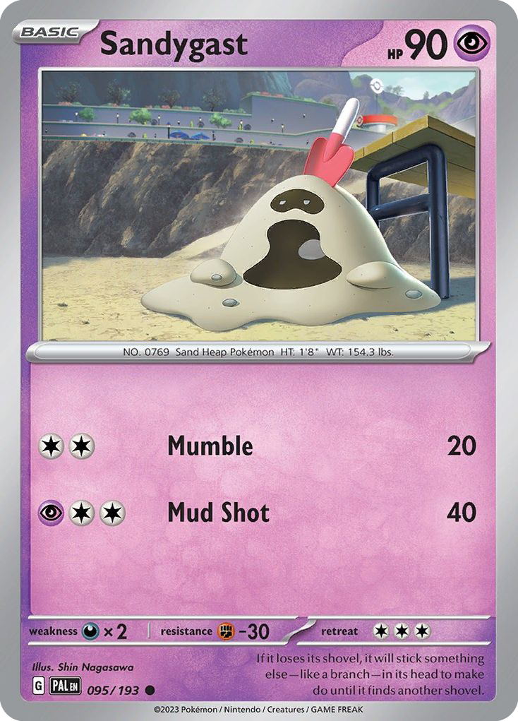 Sandygast  - 095/193 - Reverse Holofoil