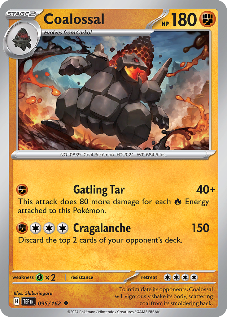 Coalossal - 095/162 - Reverse Holofoil