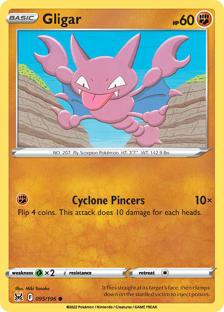 Gligar - 095/196 - Reverse Holofoil